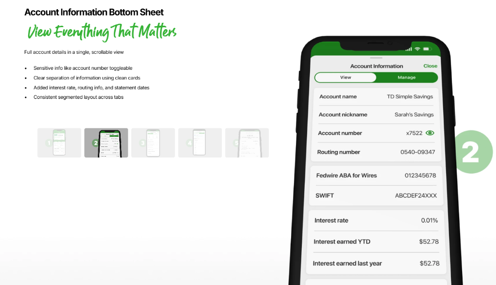 TD Bank Mobile Banking App