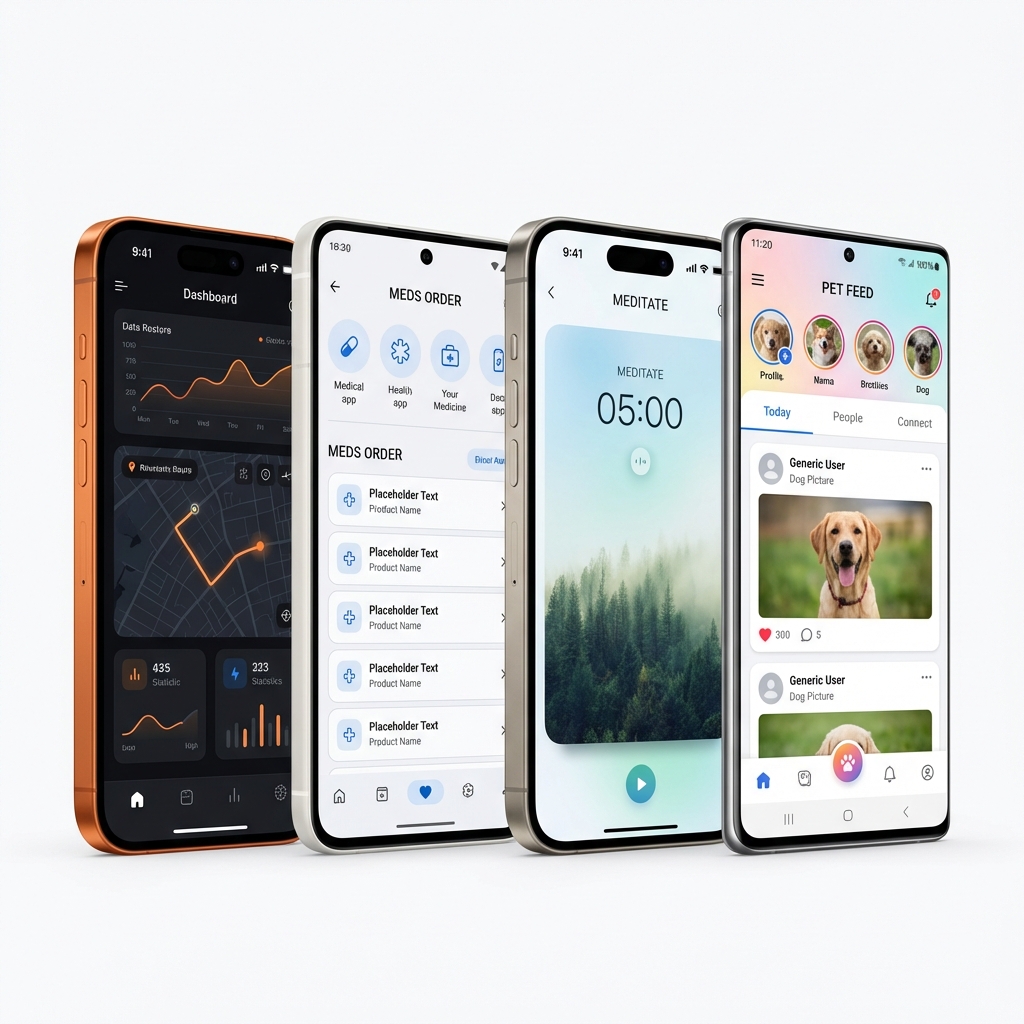 App Interface Mockups